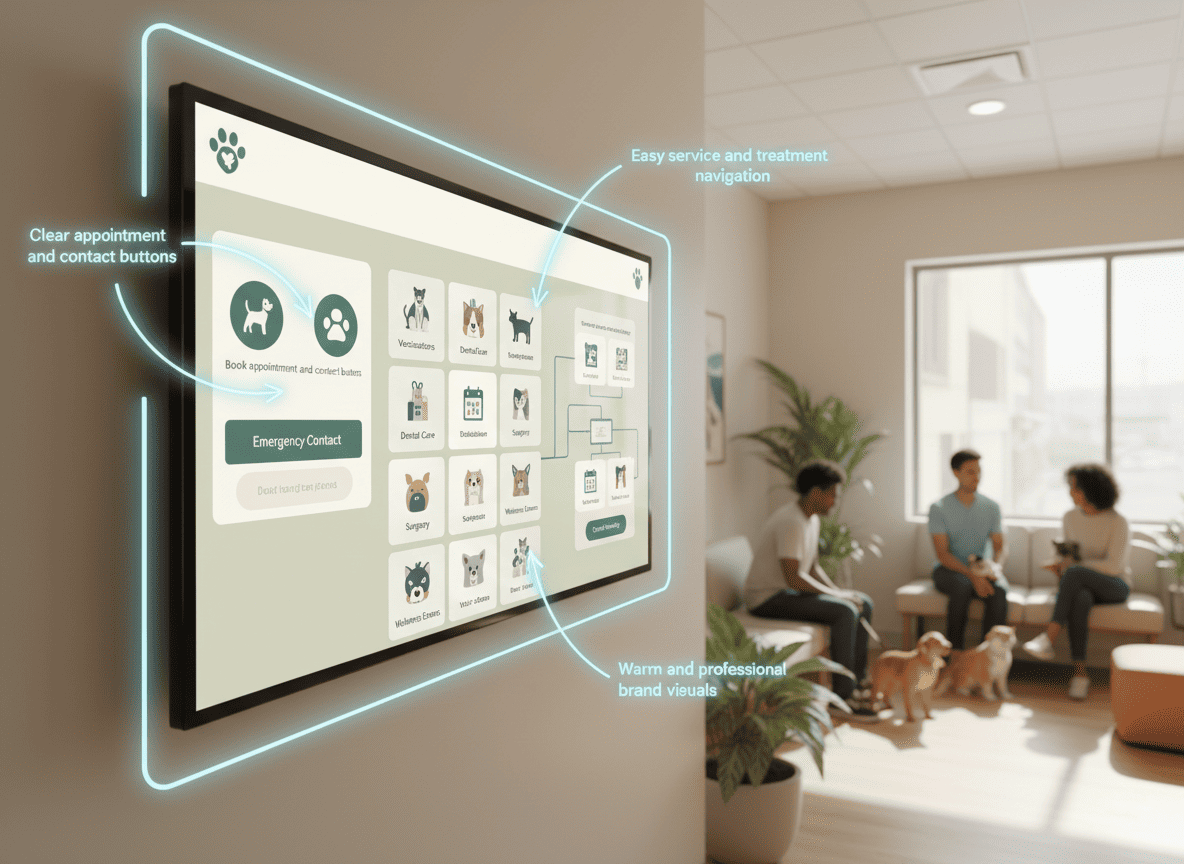UI/UX Design for Veterinary Business