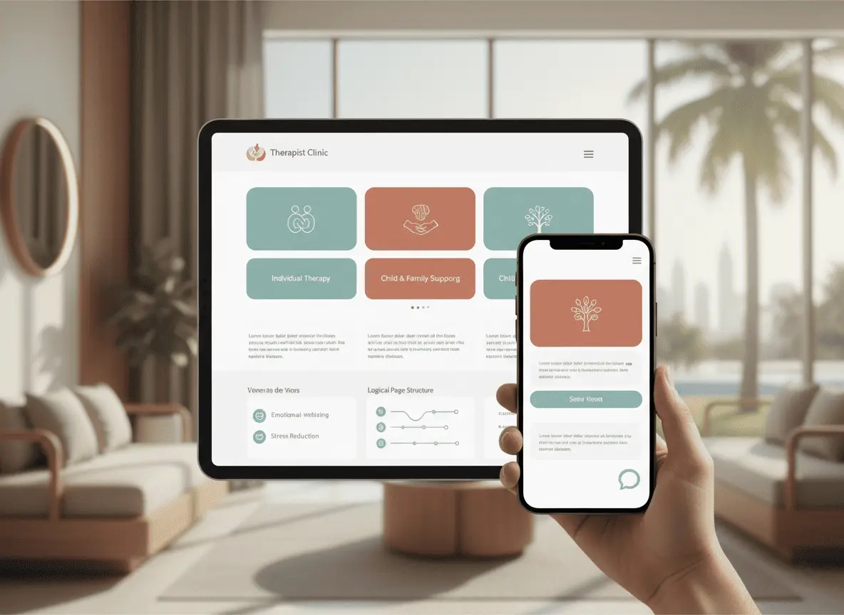 UI/UX Design for Therapist