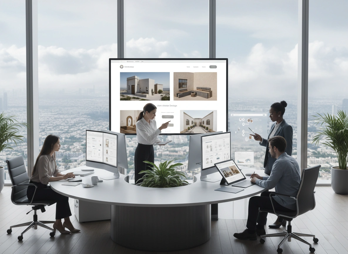 UI/UX Design for Interior Websites