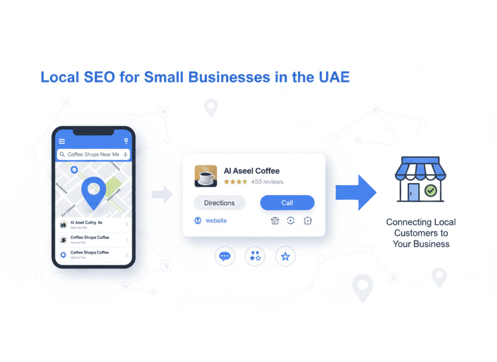 Local SEO for small businesses in the UAE using Google Maps and Business Profile