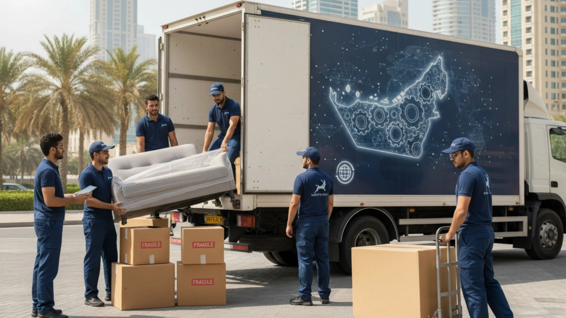 moving company digital solutions UAE
