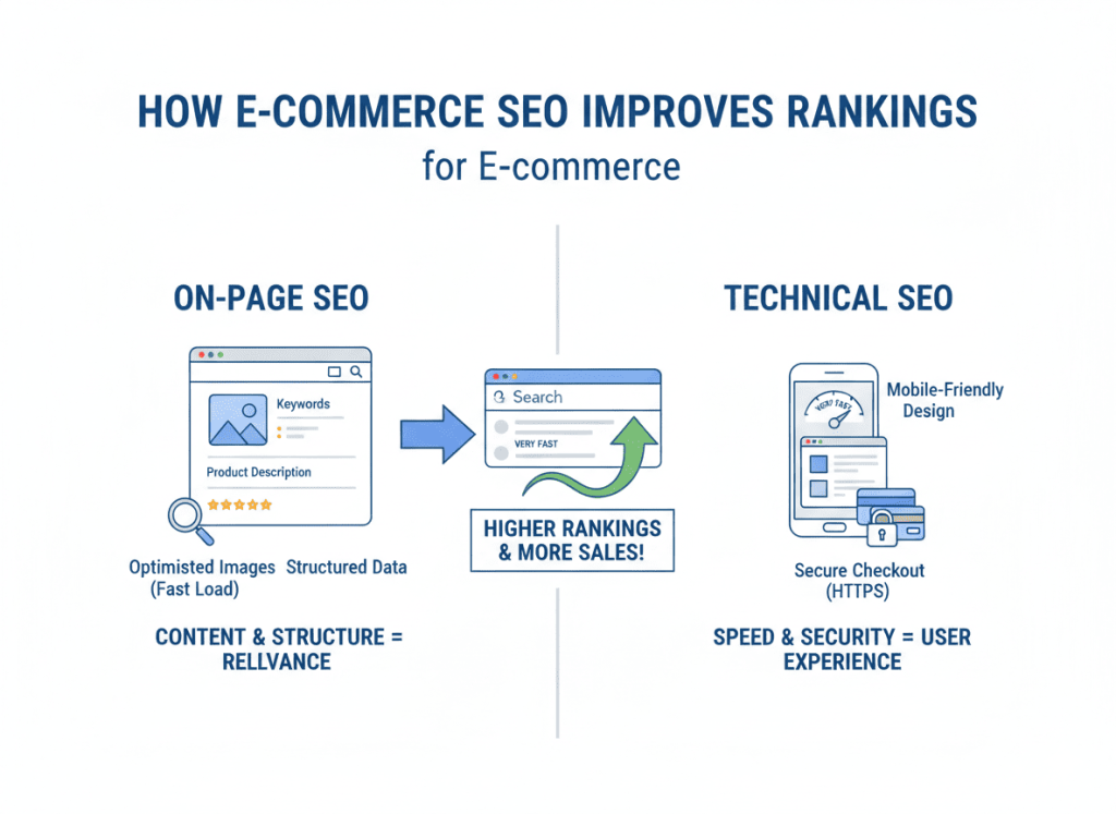 On-page and technical SEO optimisation for e-commerce websites in the UAE