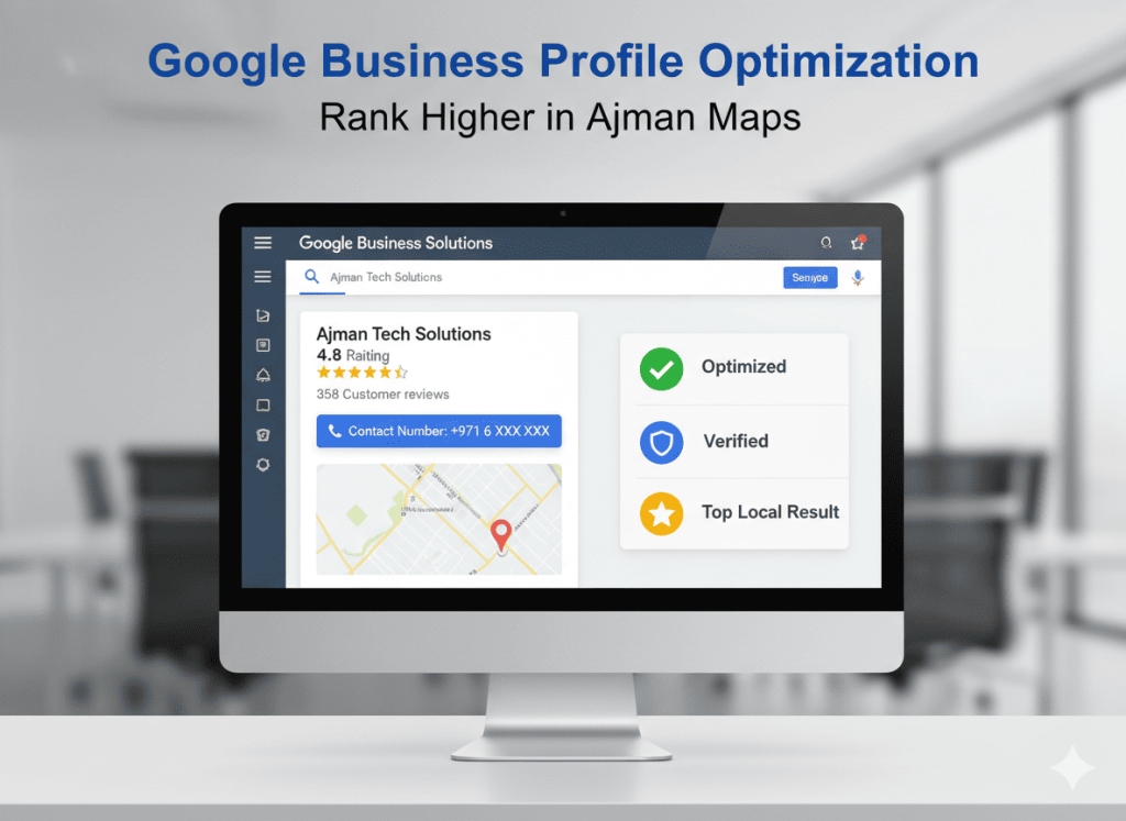 Google Business Profile optimization in Ajman improving local rankings