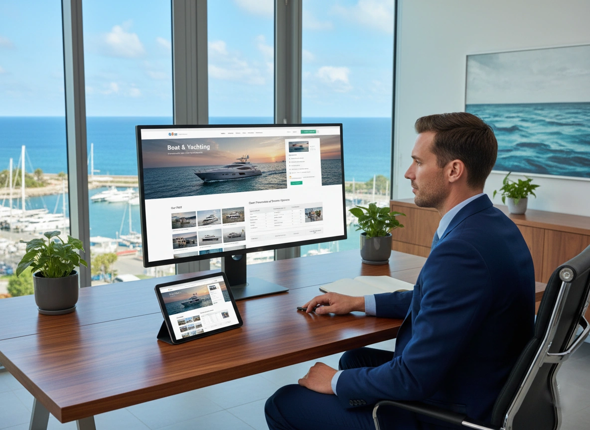 Web Design for Boat & Yacting