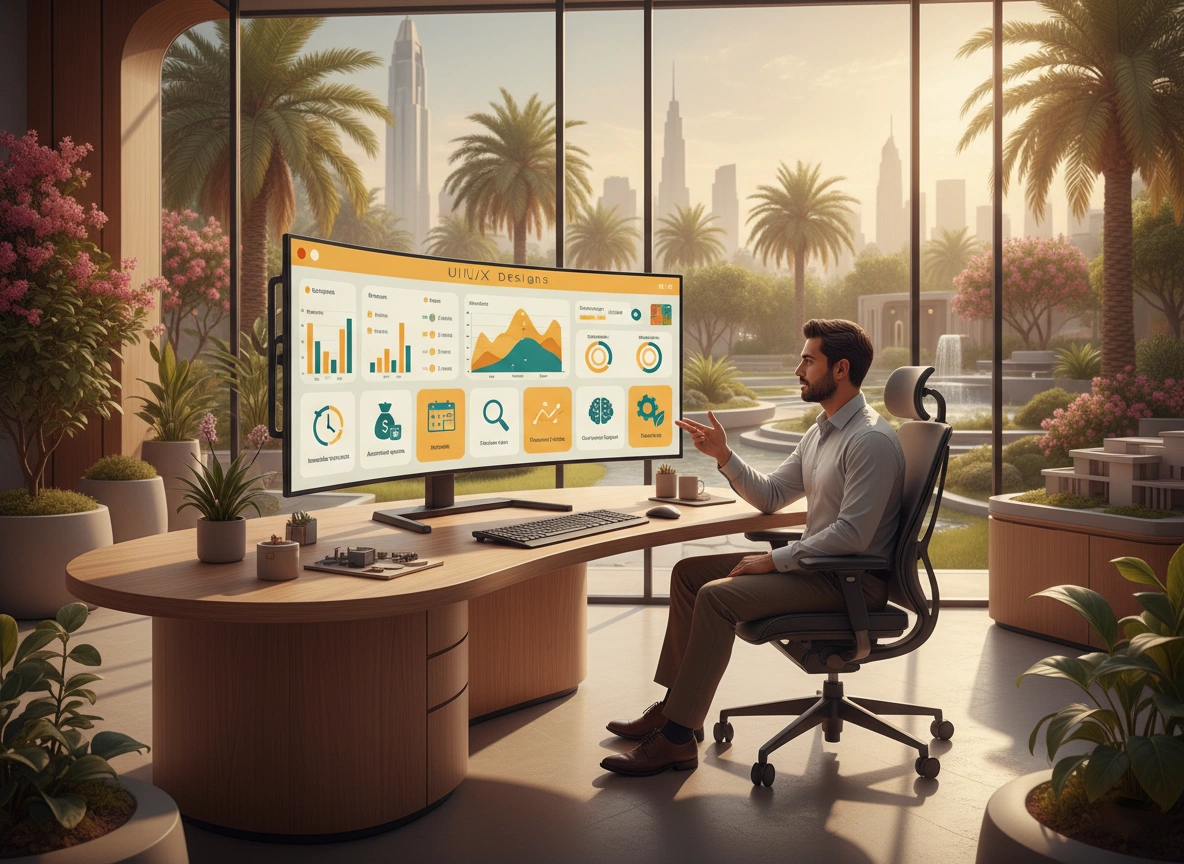 UI/UX Design for Landscaping In UAE