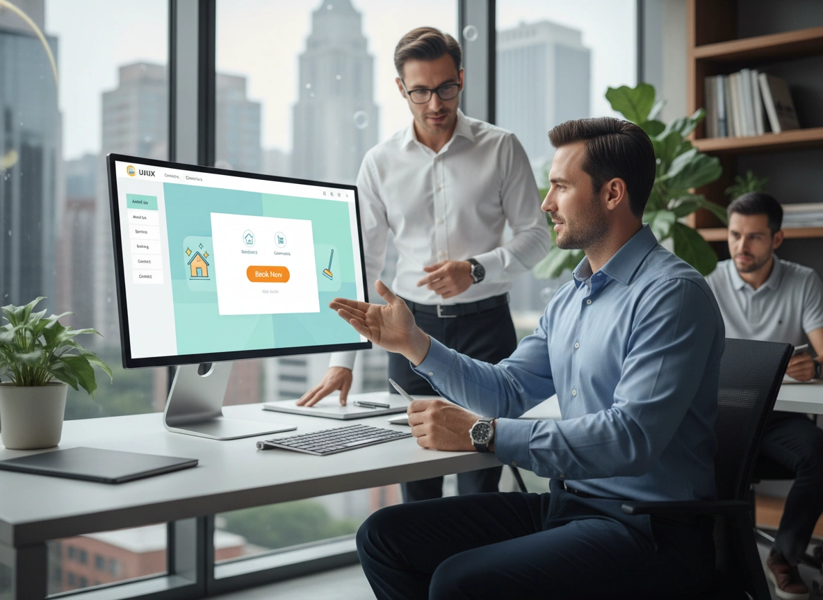 UI/UX Design for Cleaning Services
