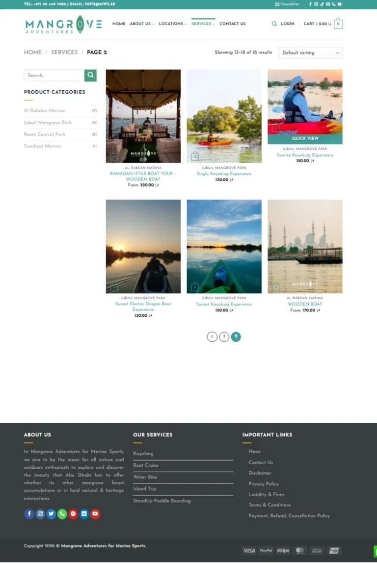 All Services Page