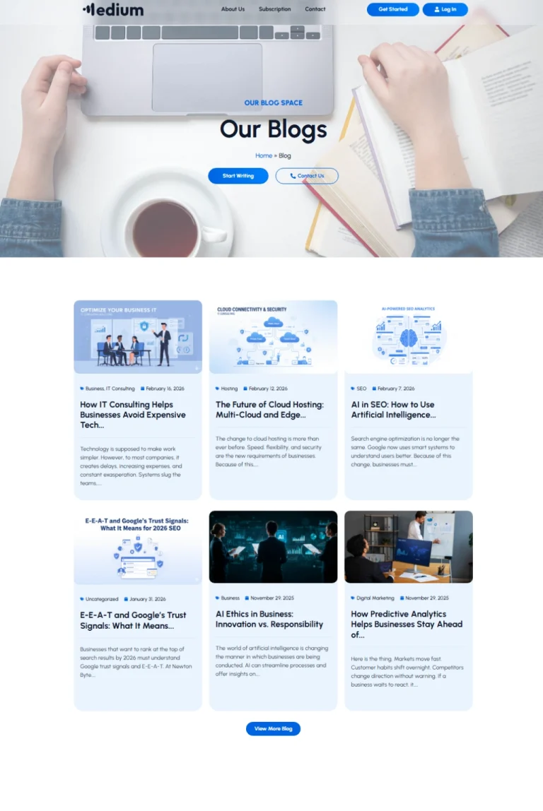 Blog Page