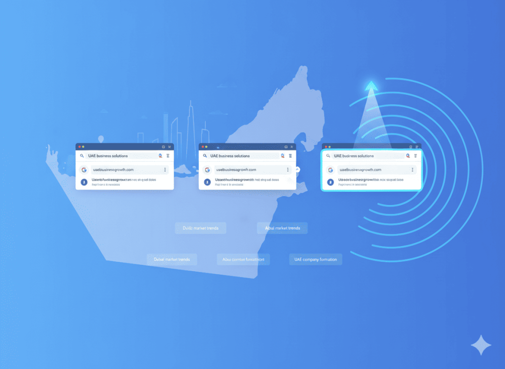 SEO improves online visibility on Google search results for UAE businesses over time