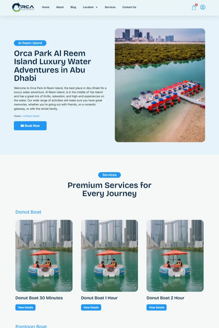 Location page