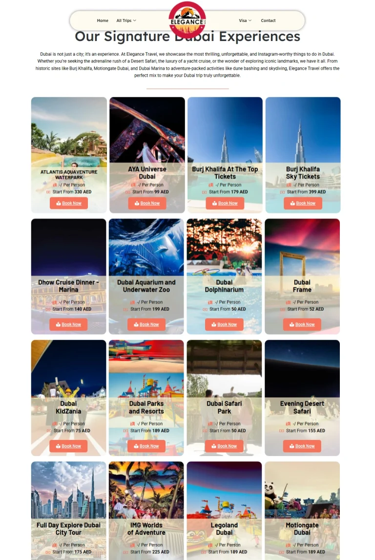 Trips Page