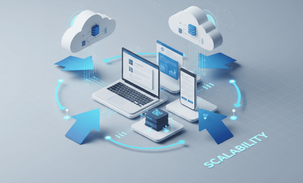 Custom web and app development solutions enabling scalable business growth