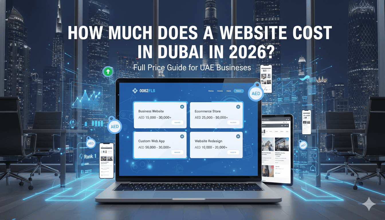 Website cost guide Dubai 2026 by Newton Byte