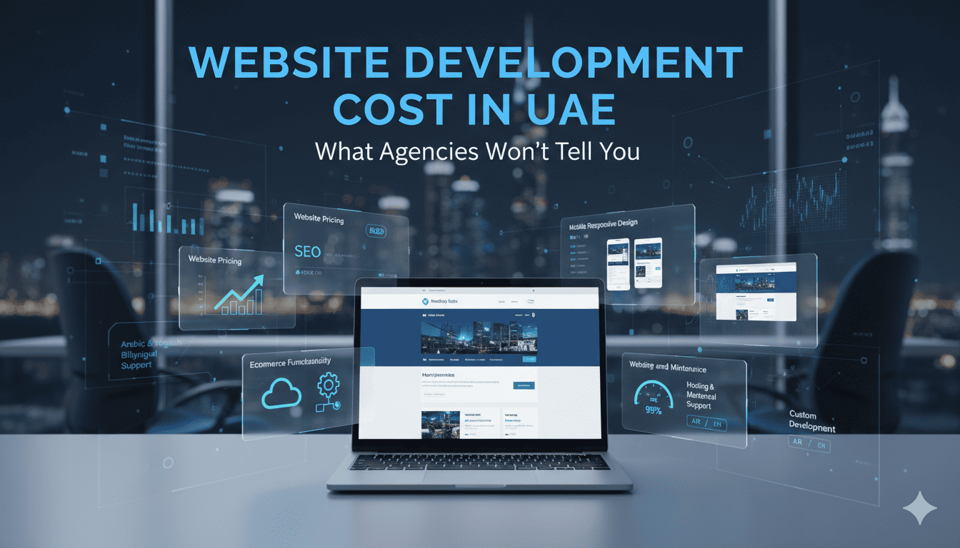 Website development cost UAE guide by Newton Byte