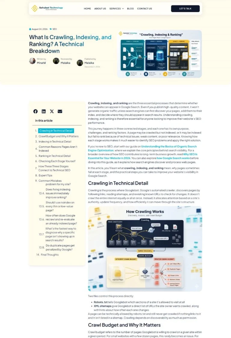 Sahulaat Single Blog page